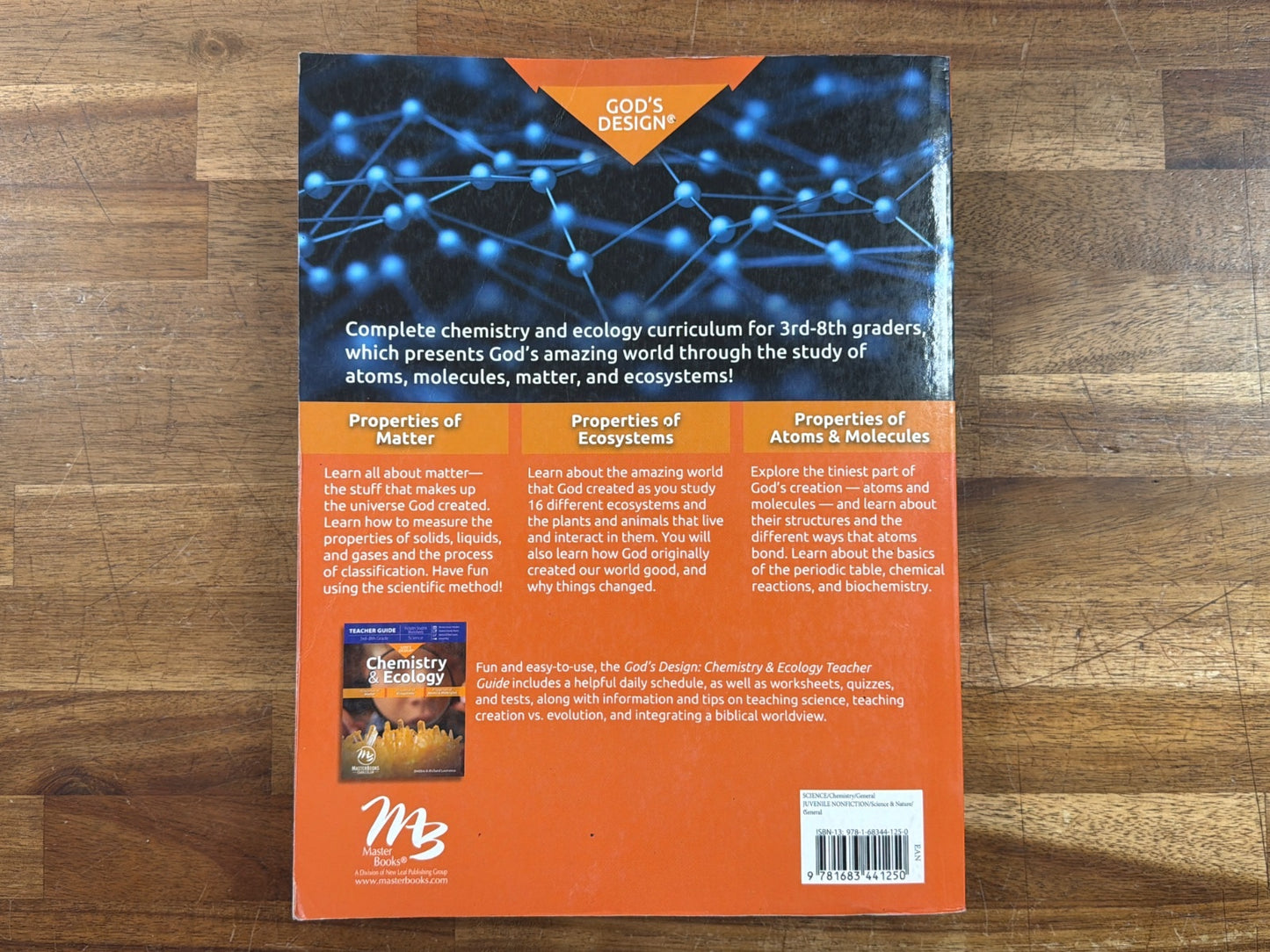 God's Design Chemistry & Ecology Student Text 3rd-8th