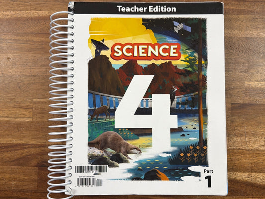 BJU Science 4 Set 5th Edition - Text, TGs, Activity Mnl AnswrKy
