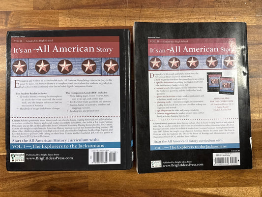 All American History Vol 2 Student Reader & Teacher Guide Set