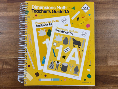 Dimensions Math 1A & 1B Teacher's Guides
