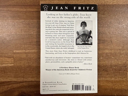 Homesick: My Own Story by Jean Fritz - Newbery Honor Book