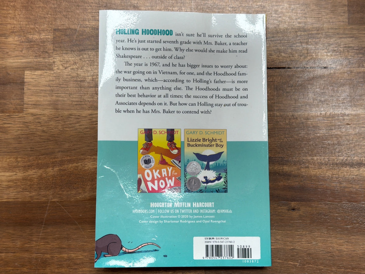 The Wednesday Wars by Gary D. Schmidt Newbery Honor
