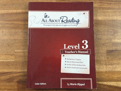 All About Reading Level 3 Teacher's Manual + Readers Set