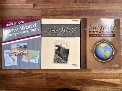 Abeka New World History Geography 4th Ed Grade 6 Curriculum Set
