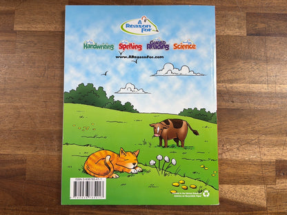A Reason for Handwriting Cursive C Worktext with Scripture — Acceptable — Name written in marker on front cover; page 9 contains student response, otherwise clean.