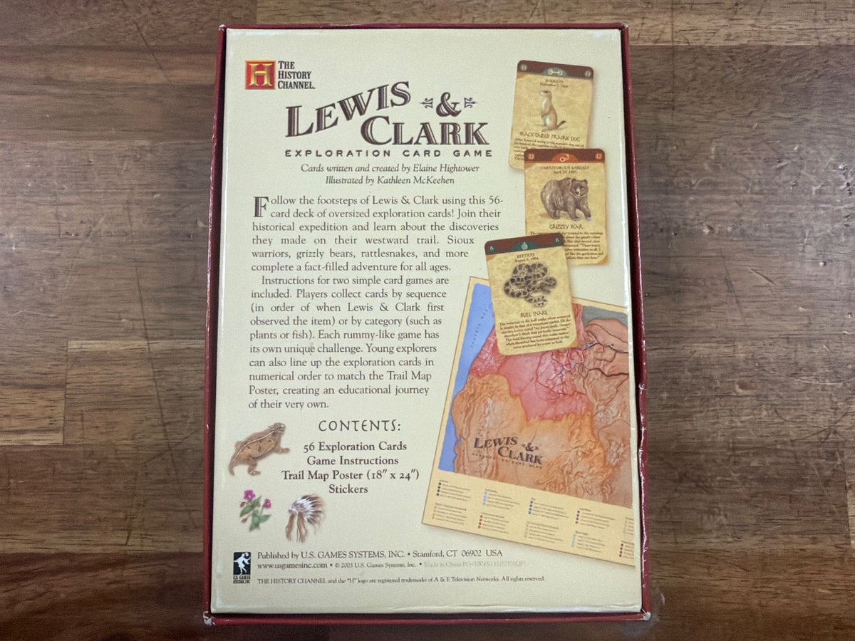 History Channel Lewis & Clark Exploration Card Game