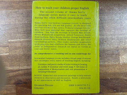 Intermediate Language Lessons by Emma Serl Grades 4-6