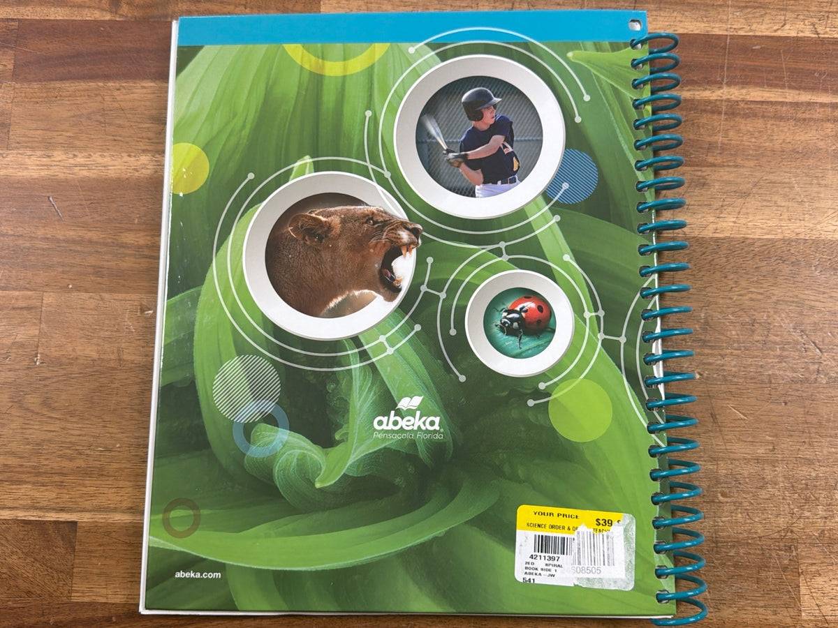 Abeka Science Order & Design Teacher Edition Vol. 1 2nd Ed