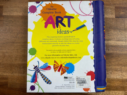 Usborne Complete Book of Art Ideas Homeschool Guide