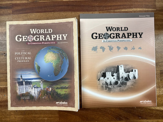 Abeka World Geography in Christian Perspective 2nd Ed Set