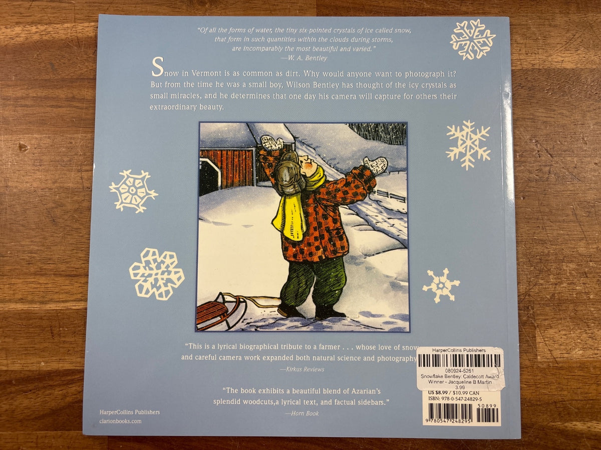 Snowflake Bentley by Jacqueline Briggs Martin, Caldecott Winner — photo 2 of 2