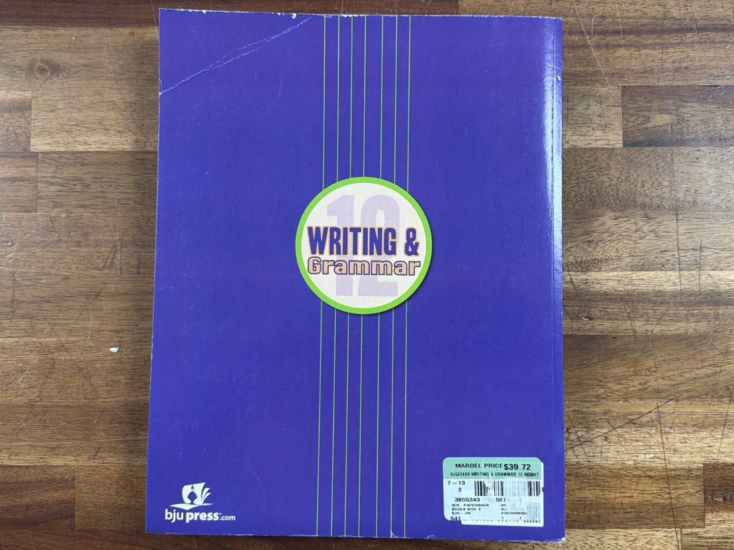 BJU Press Writing & Grammar 12 Student Text 3rd Ed (NEW)