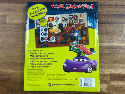 Disney Pixar Cars First Look and Find Toddler Book