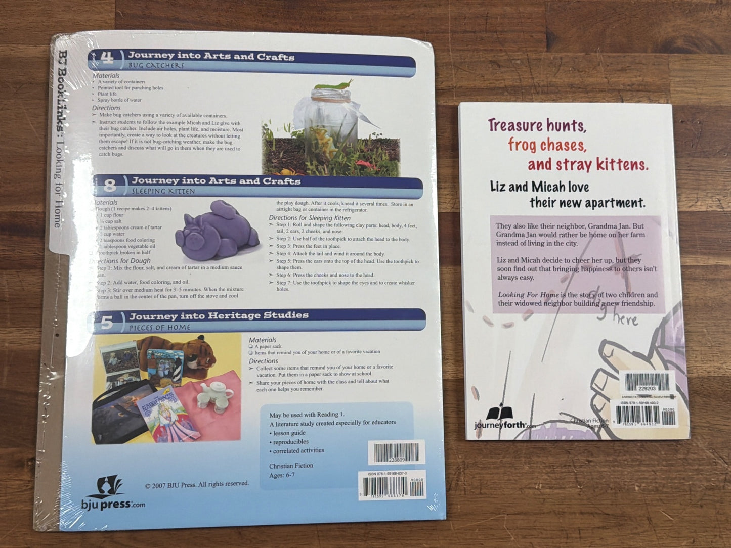 BJU Press BookLinks Looking for Home Guide & Novel Set