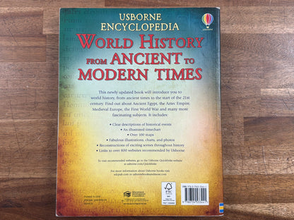 Usborne Encyclopedia World History Ancient to Modern Times