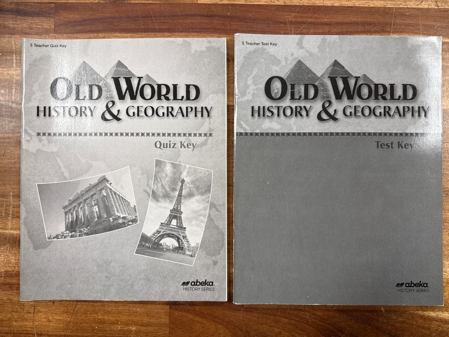 Abeka Old World History & Geography Grade 5 4th Ed Curriculum Set