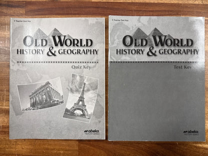 Abeka Old World History & Geography Grade 5 4th Ed Curriculum Set