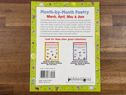 Month-by-Month Poetry: March, April, May & June PreK-2
