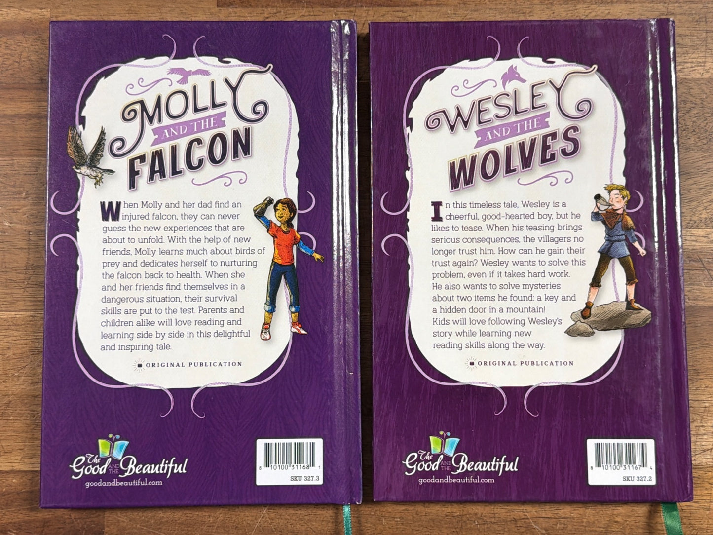 Good and the Beautiful Set: Molly & the Falcon, Wesley & the Wolv
