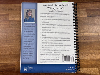 IEW Medieval History-Based Writing Lessons Teacher's Manual