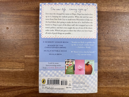 Hope Was Here by Joan Bauer Newbery Honor Book