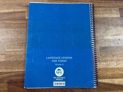 My Father's World Language Lessons for Today Grade 5 — Good