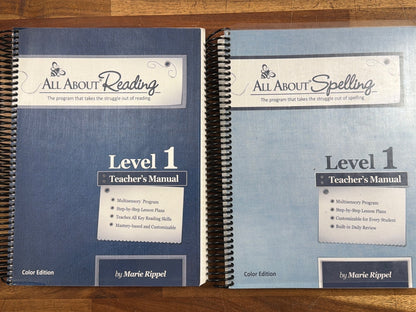All About Reading & Spelling Level 1 Complete Homeschool Set