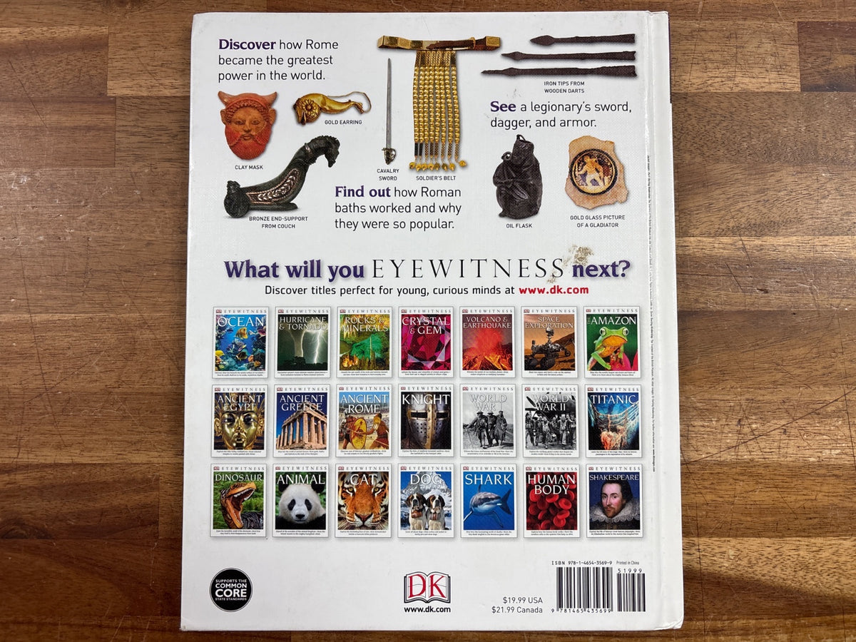 DK Eyewitness Ancient Rome Hardcover Book