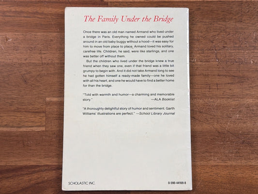 The Family Under the Bridge Newbery Honor Book Carlson