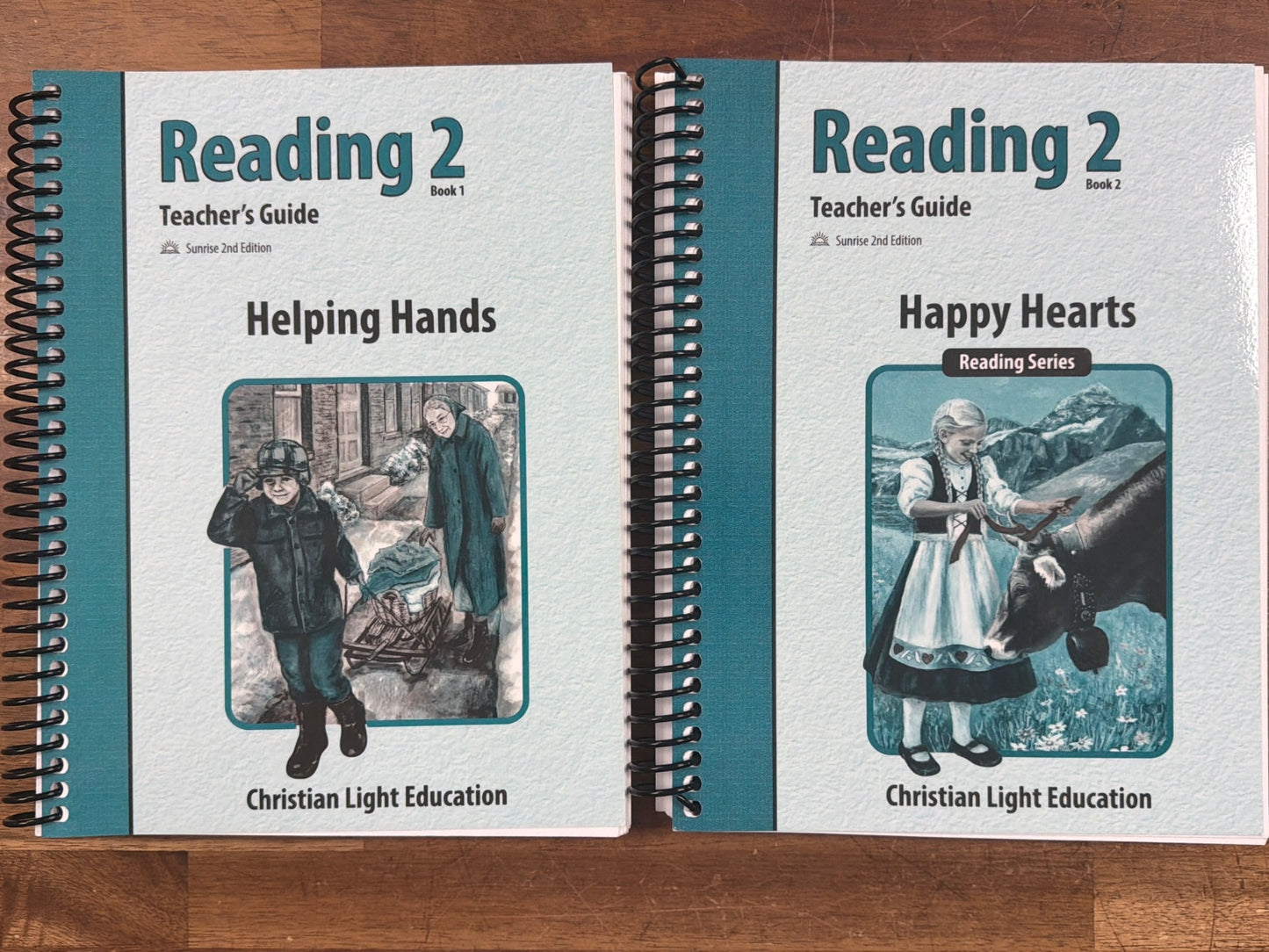 CLE Reading 2 Set Helping Hands Happy Hearts Guides Readers