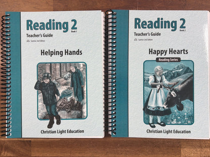 CLE Reading 2 Set Helping Hands Happy Hearts Guides Readers