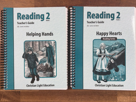 CLE Reading 2 Set Helping Hands Happy Hearts Guides Readers