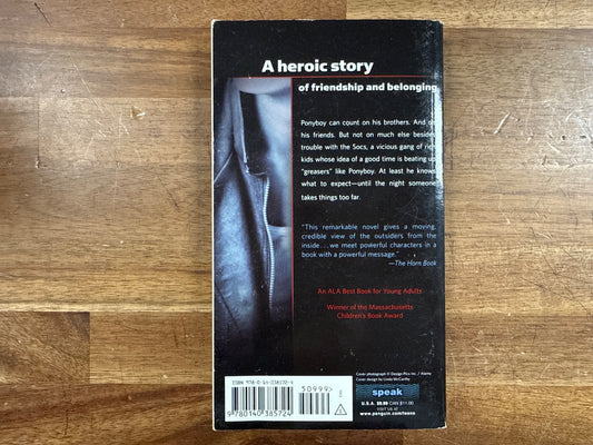 The Outsiders by S.E. Hinton - Speak Paperback Edition