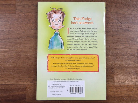 Judy Blume Tales of a Fourth Grade Nothing Scholastic PB