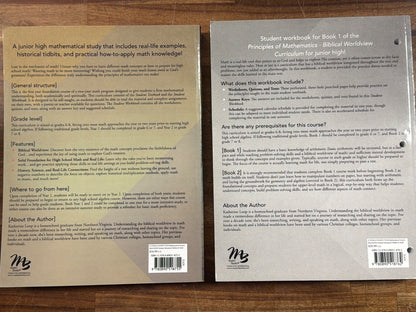 Principles of Mathematics Book 1 Student Text & Workbook Set