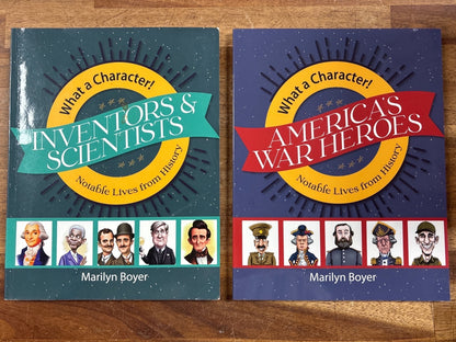 What a Character! Notable Lives History 4-Book Set Boyer