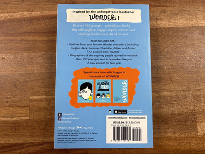 365 Days of Wonder: Mr. Browne's Precepts by R.J. Palacio — photo 2 of 2