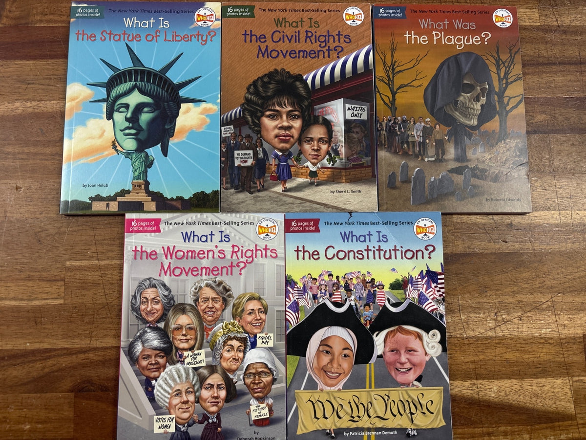 Who Was/What Was Series 14-Book History Lot Set — photo 2 of 7