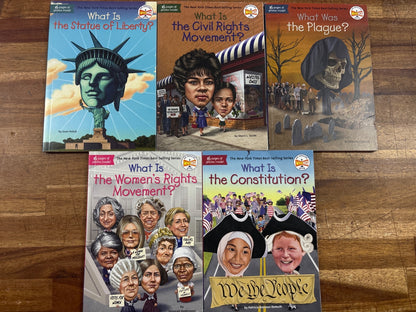 Who Was/What Was Series 14-Book History Lot Set — photo 2 of 7
