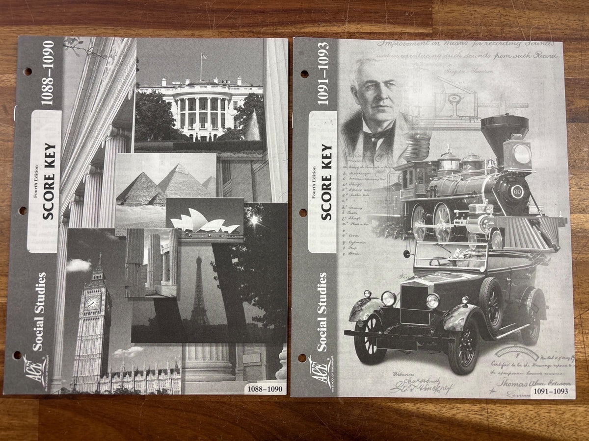 ACE Social Studies PACE Set 1086-1096 Fourth Edition W/ Key — photo 8 of 10