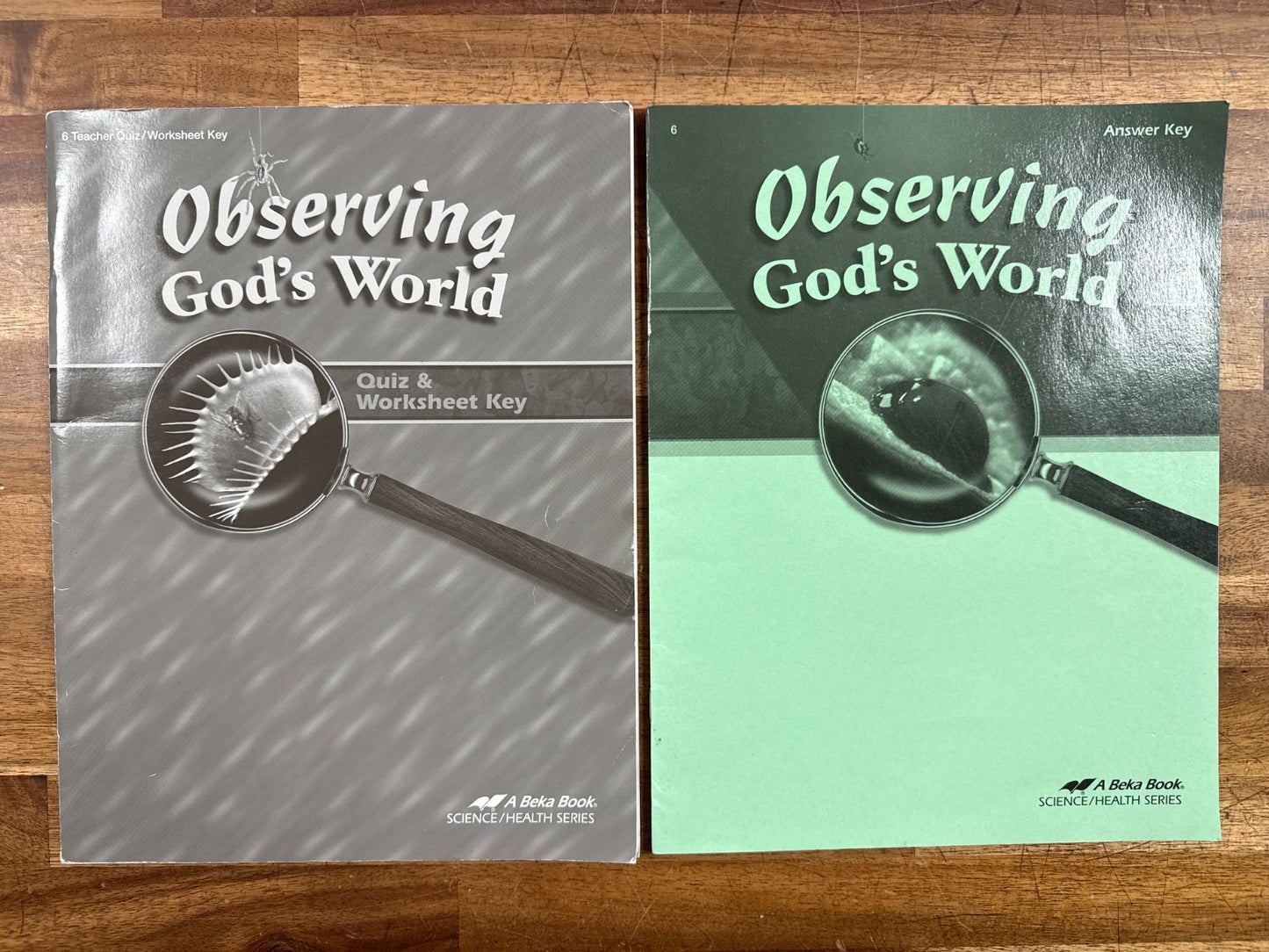 Abeka Observing God's World Grade 6 Set W/ Keys 4th Ed
