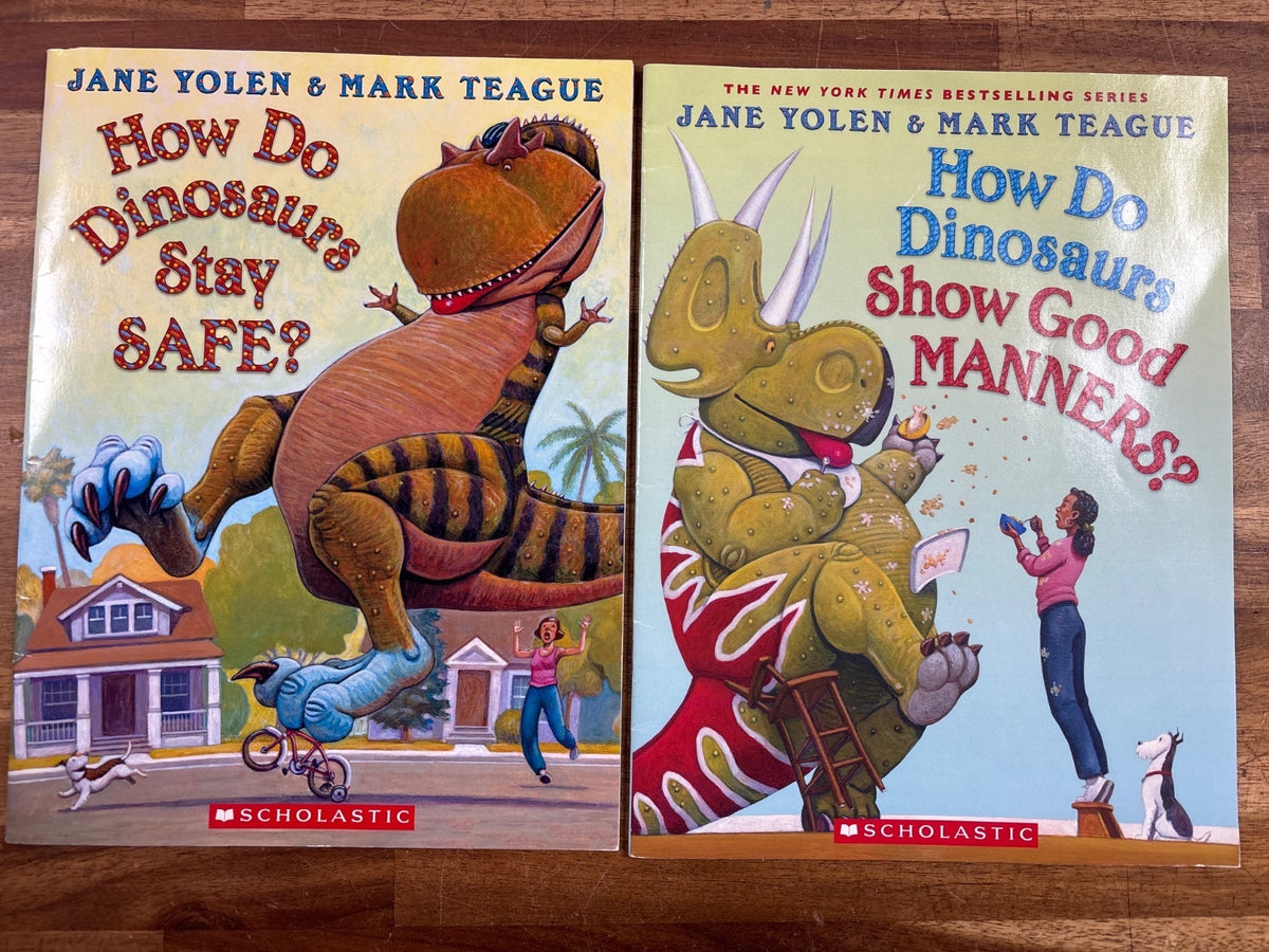 How Do Dinosaurs Yolen & Teague 3-Book Set Scholastic — photo 2 of 5