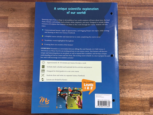 MasterBooks Let's Talk Science 3 Adventures on Planet Earth