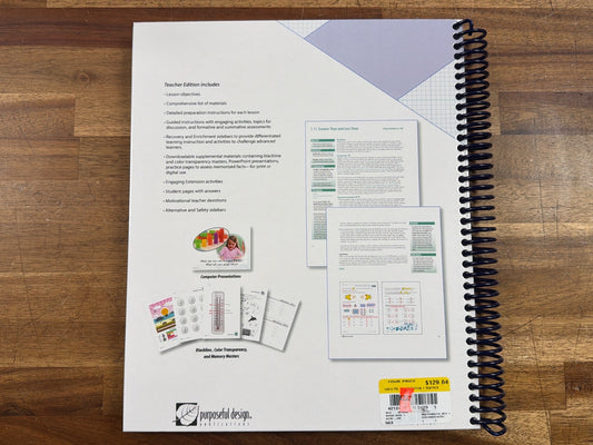 Purposeful Design Mathematics Grade 1 Teacher Edition 2nd Ed