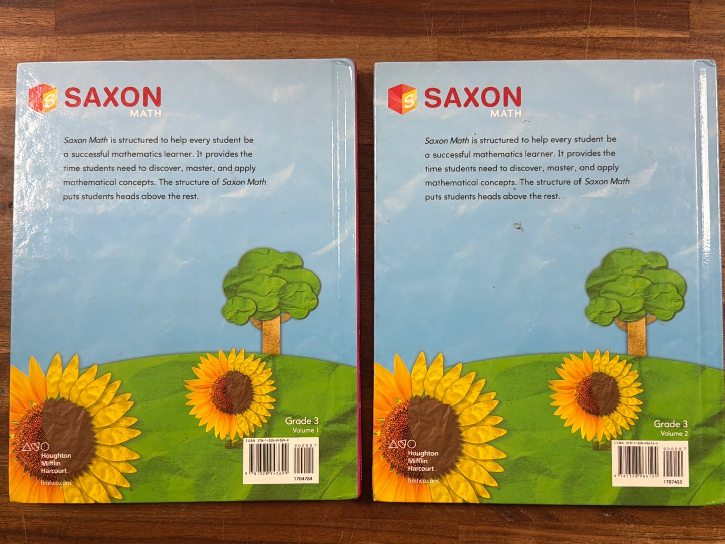 Saxon Math Grade 3 Student Edition Volumes 1 & 2