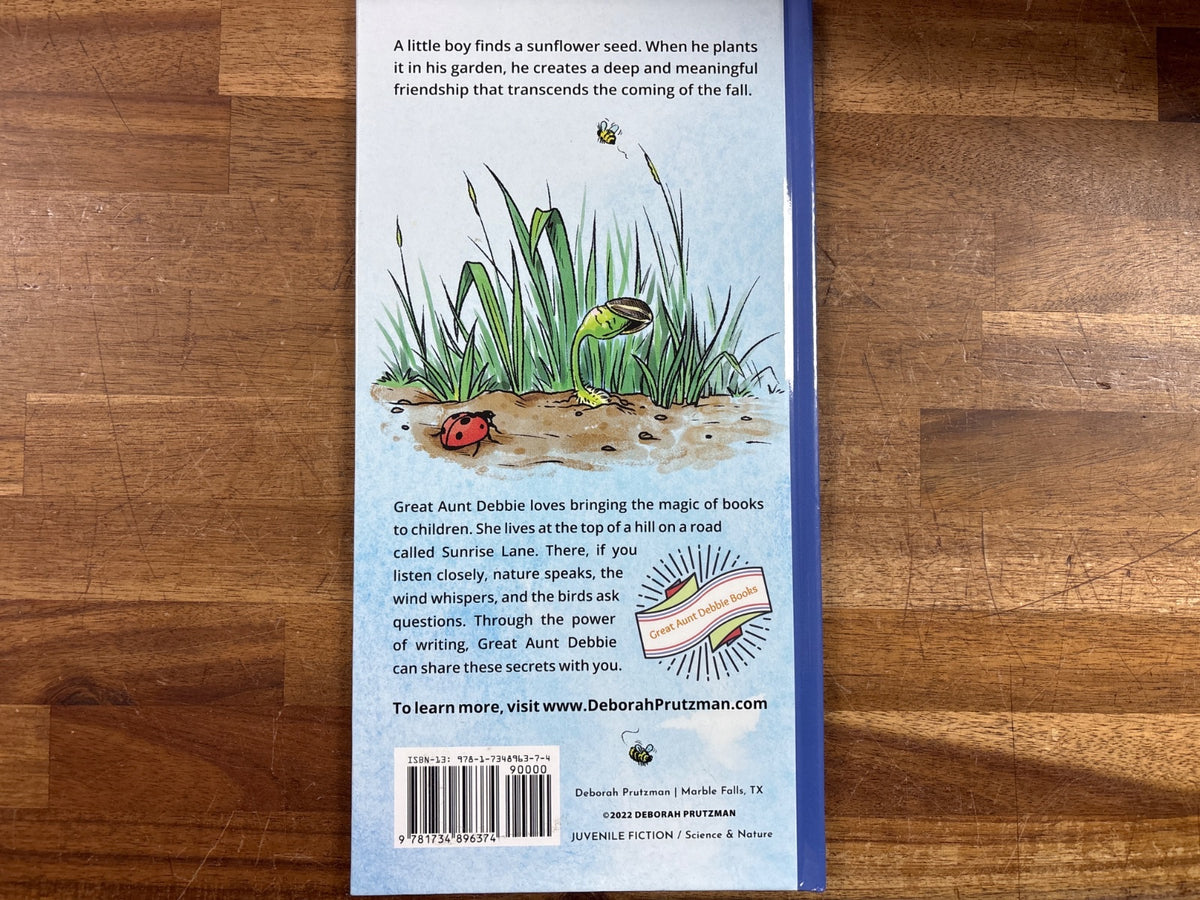 The Boy and the Sunflower - Great Aunt Debbie Picture Book