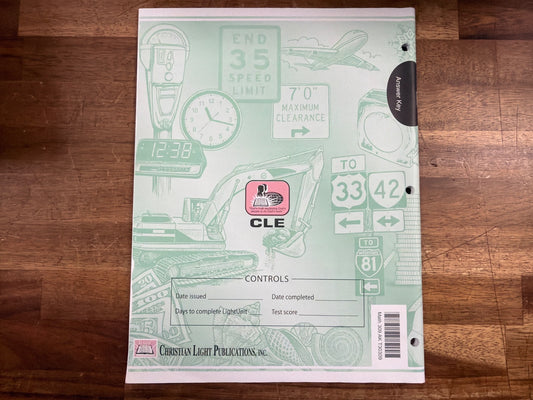 Christian Light Education Math 309 LightUnit Answer Key