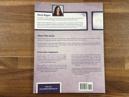 All About Spelling Level 5 Teacher's Manual Marie Rippel