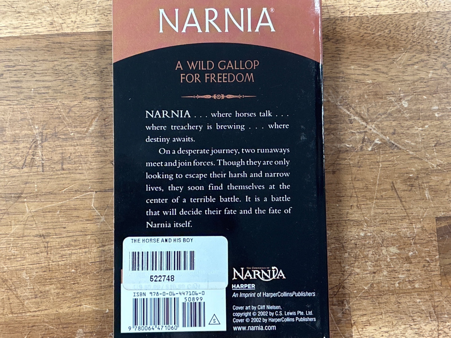 The Horse and His Boy - Chronicles of Narnia Paperback