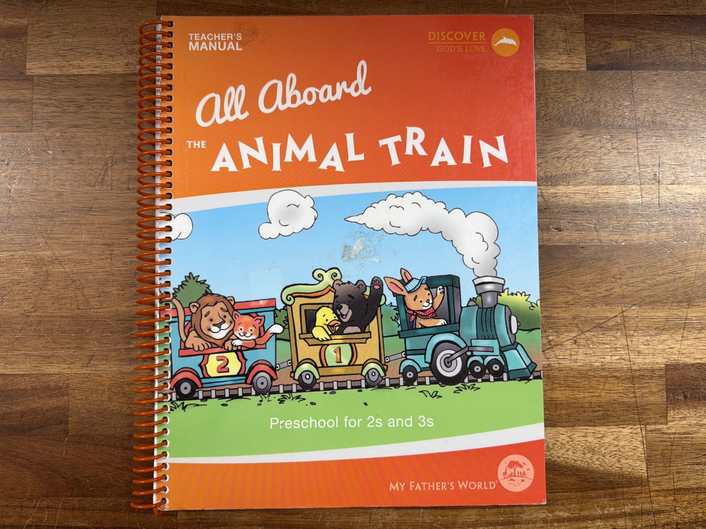 My Father's World All Aboard Animal Train Preschool Set